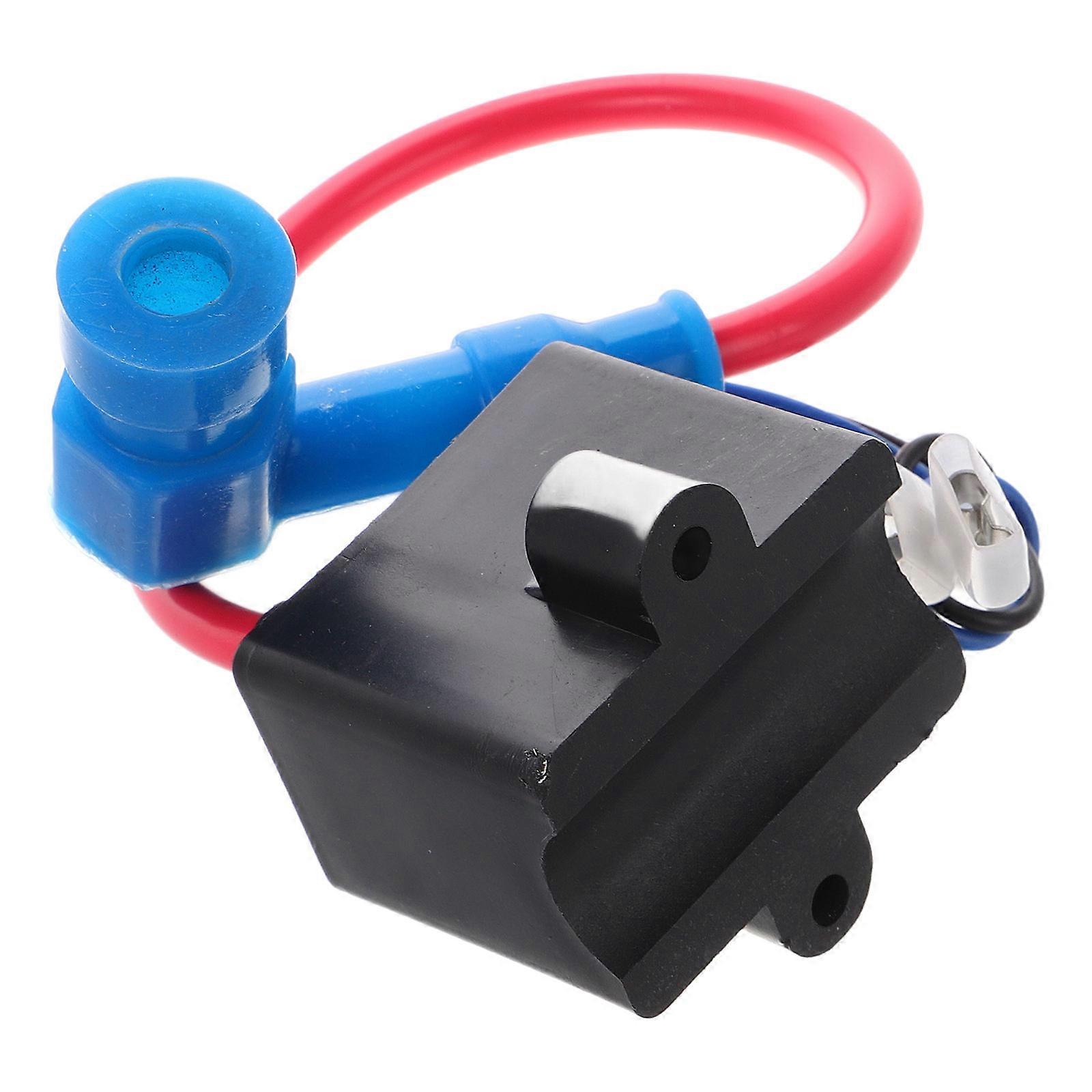 Scooter Ignition Coil Mini Motorcycle Ignition Coil Replacement Engine Starter Metal And Plastic 32.50X5.50X4.30CM 1 Set