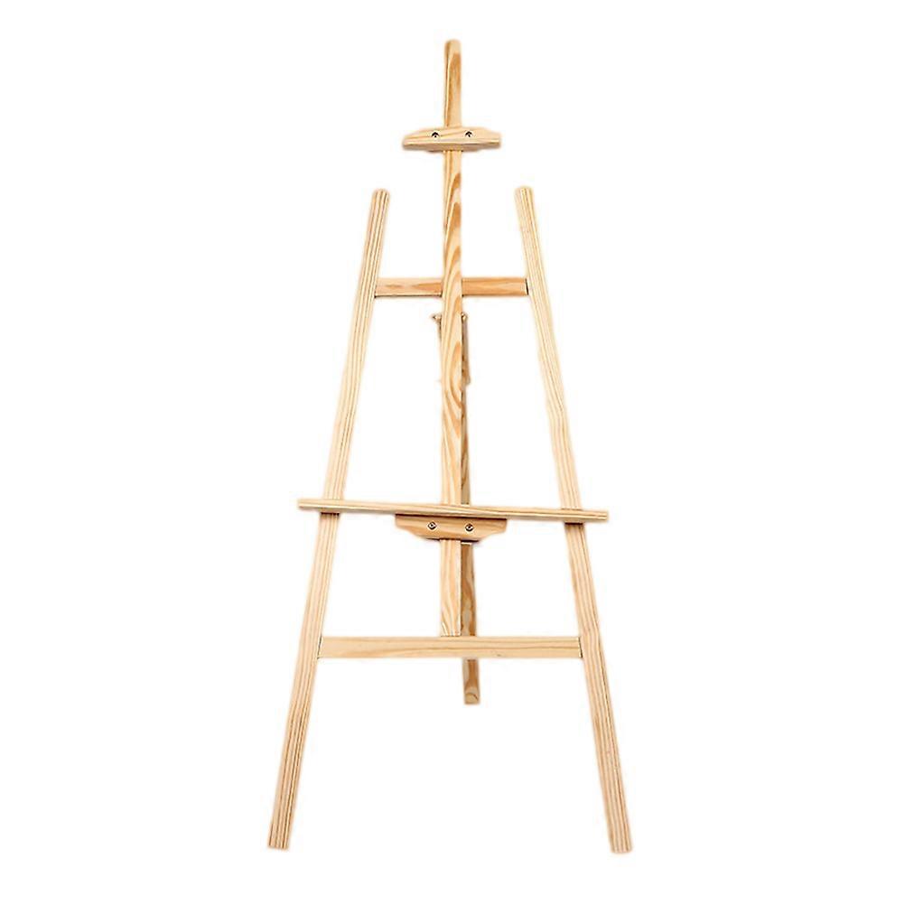 Multi-Functional Solid Wood Easel For Professional Artists Adjustable Height Easy Transport 120.00X5.00X4.50Cm 1Pcs