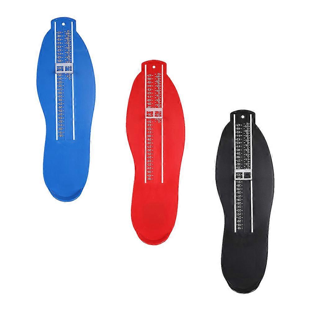 3pcs Foot Measuring Tool for Adults, Precise Shoe Ruler Gauge for Accurate Measurement, Suitable for Online Shoe Shopping and Family Use