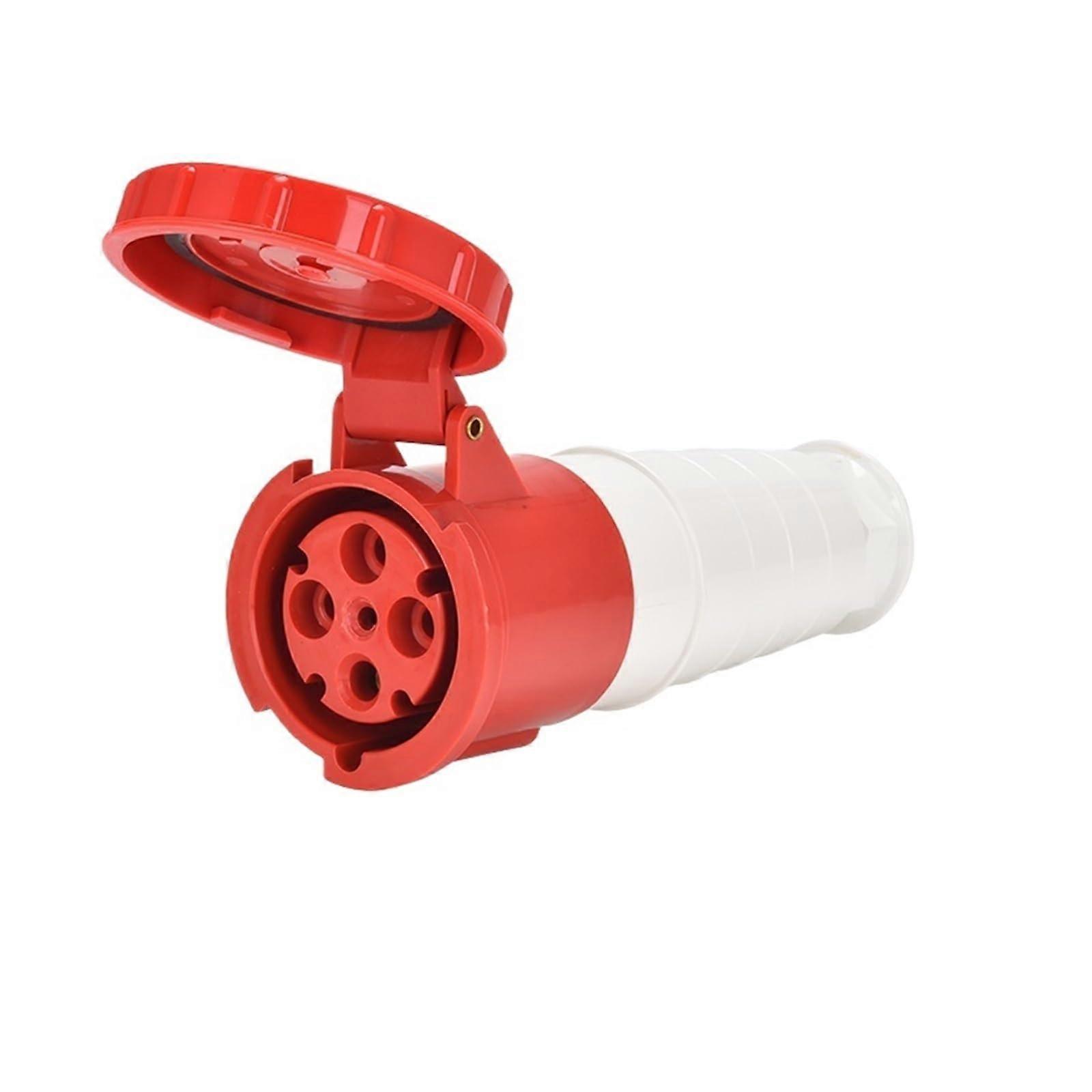 IP67 Industrial Waterproof Connector 63A/125A 3P 4P 5P Surface Panel Mount Socket Industrial Plug Electrical Connector (Connector 4P 63A)