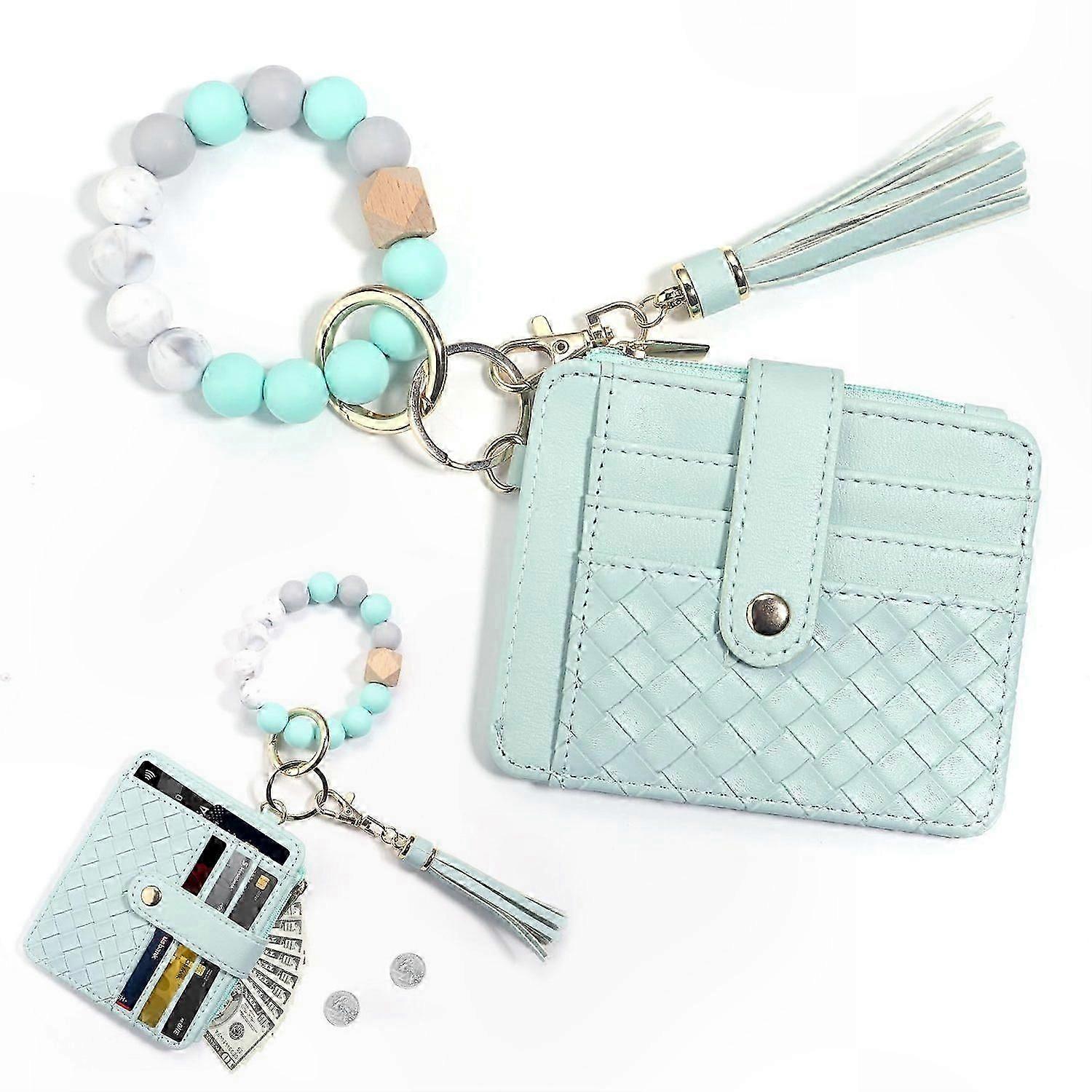 Spacious Card Holder with Key Ring and Modern Design for Daily Use