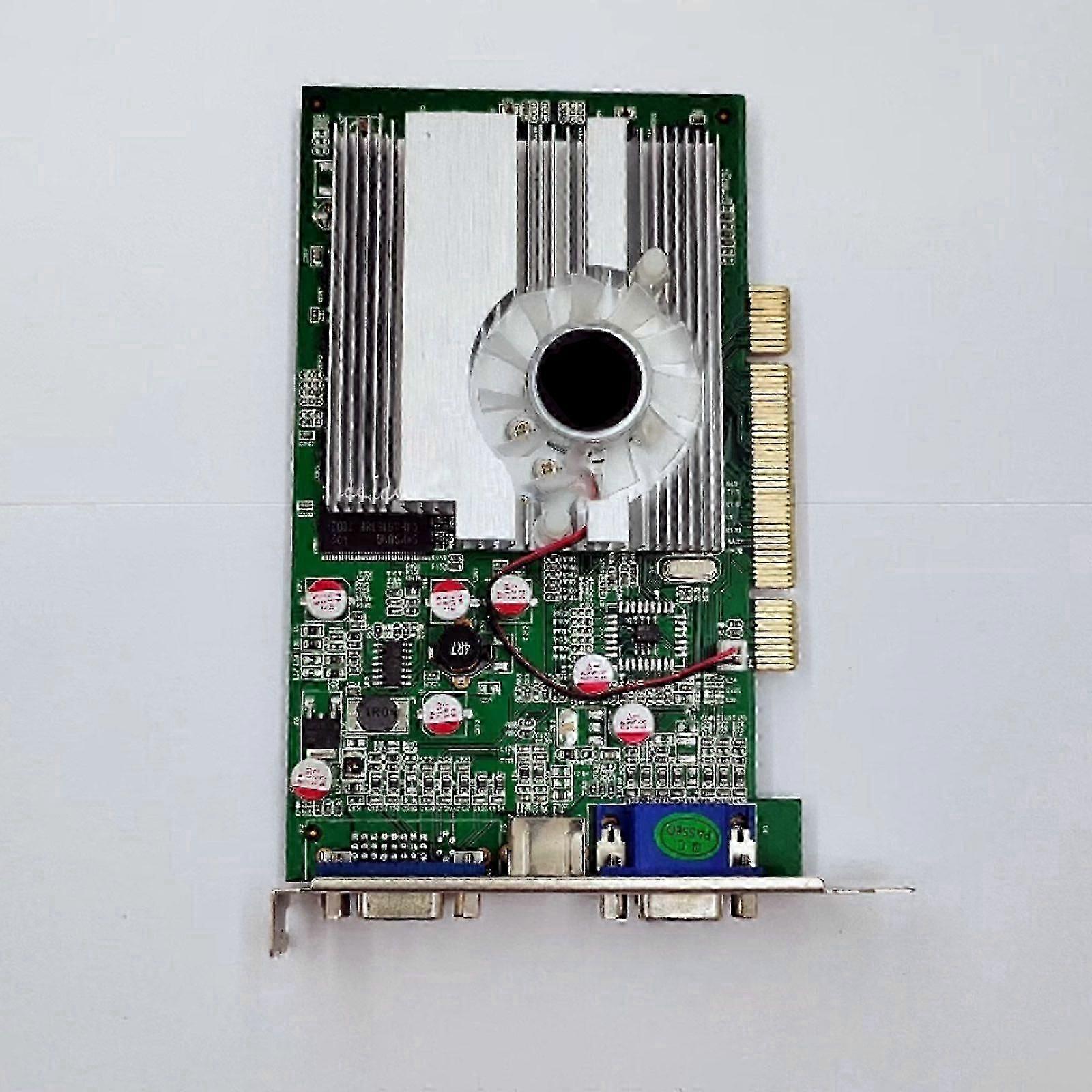 2025 NEW Dual VGA GeForce FX 5500 FX5500 256 MB PCI 3D Video Card Graphics
