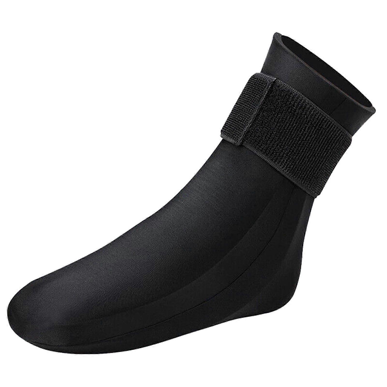 Foot Ice Pack Ankle Wrap, Reusable Gel Ice Pack For Ankle, Hot And Cold Therapy, Soft Sock Cover, Travel Ice Pack, Black