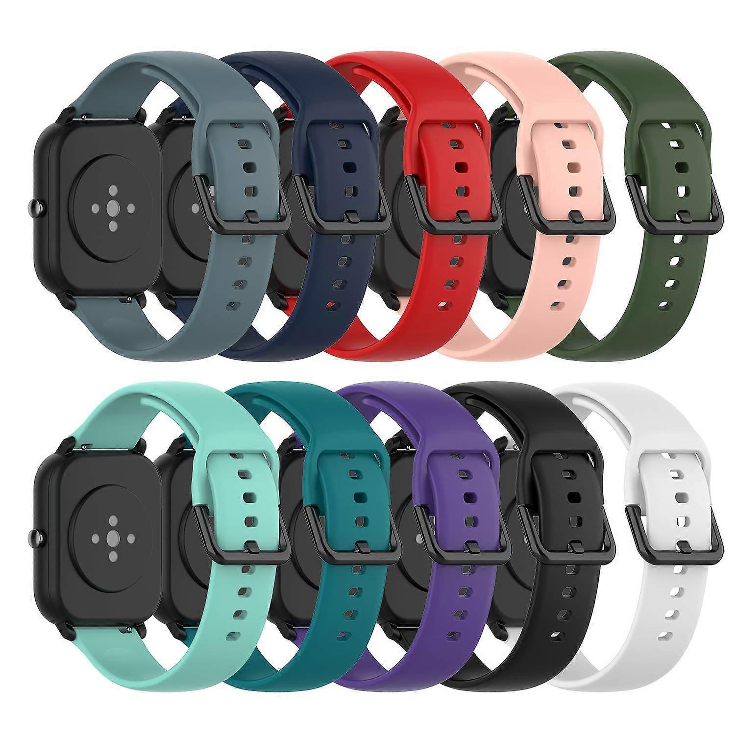 Replacement Silicone Strap Compatible with Amazfit GTS GTS2 GTS2e mini (Small)