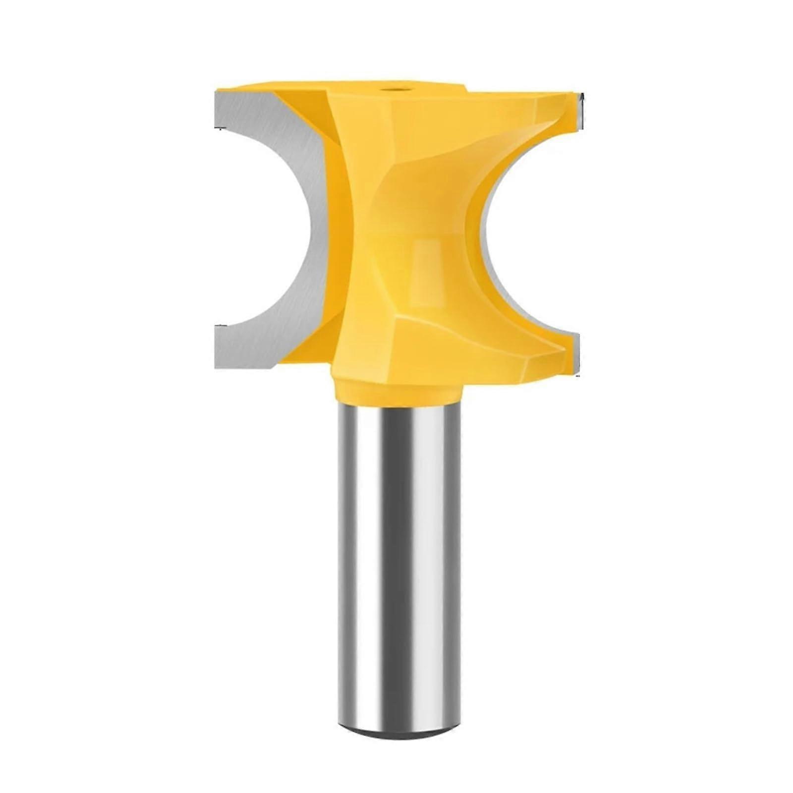 6.35MM 12.7MM Shank Half-Round Router Bit for Woodworking, Engraving, and Milling Tools (12.7X22.2MM)