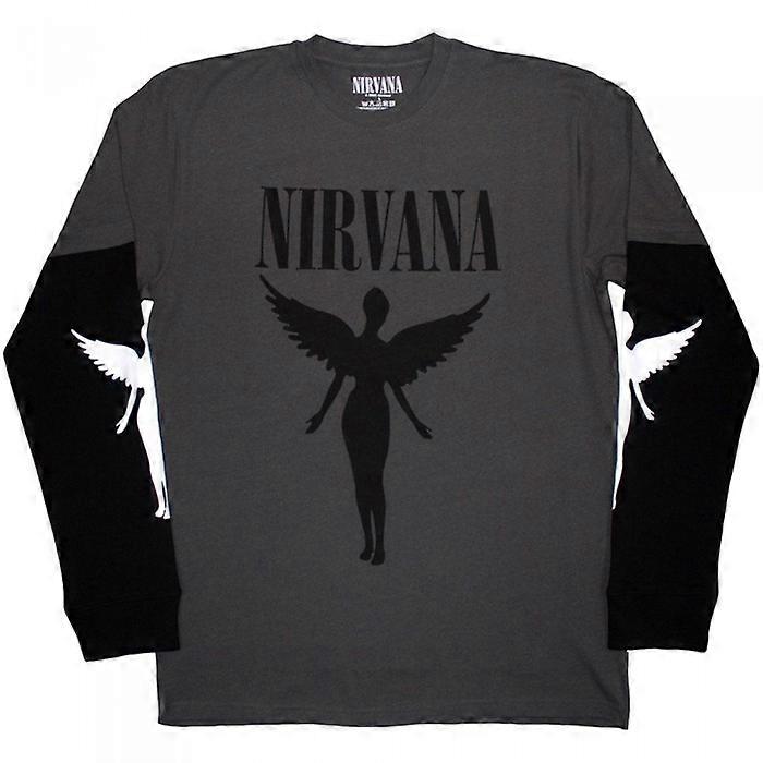 Nirvana Unisex Adult In Utero Mono Layered Long-Sleeved T-Shirt