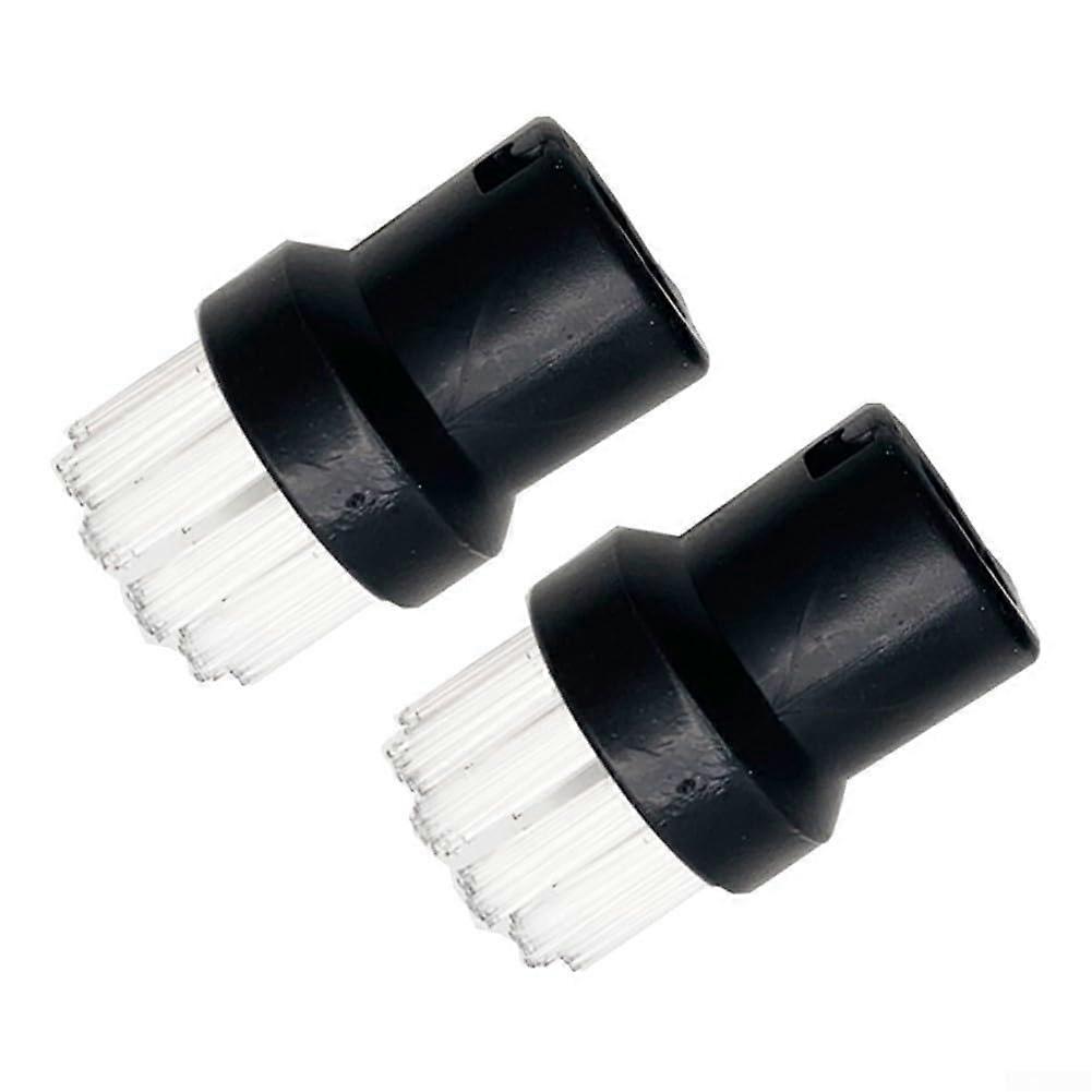 Efficient Nylon Brass Wire Brush Tool Nozzles For For SC Series Steam Cleaners For For Home Cleaning (Black Cleaning Brush)