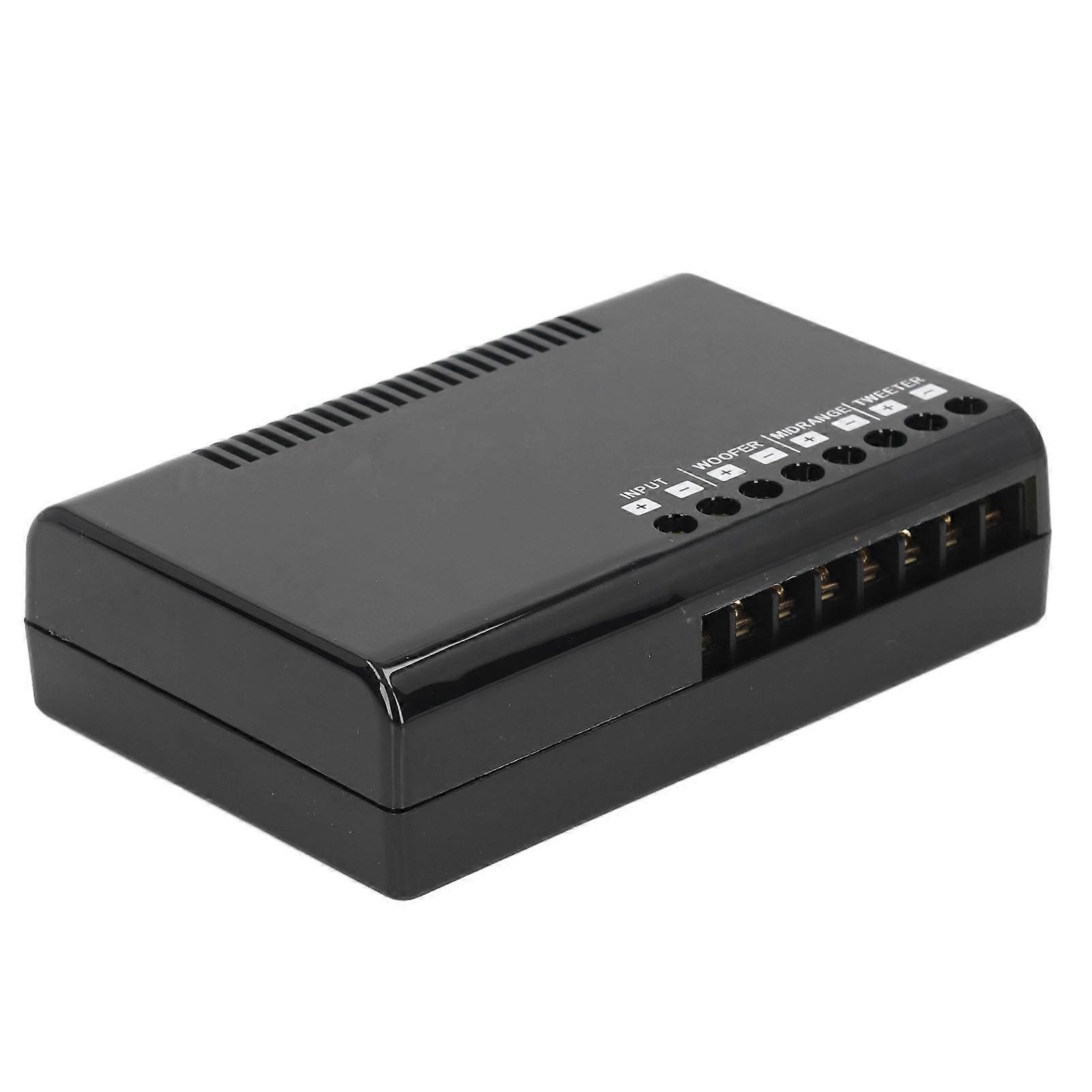 2Pcs 3 Way Car Audio Crossover Frequency Divider for Speakers High Class Sound Noise Reduction Circuit