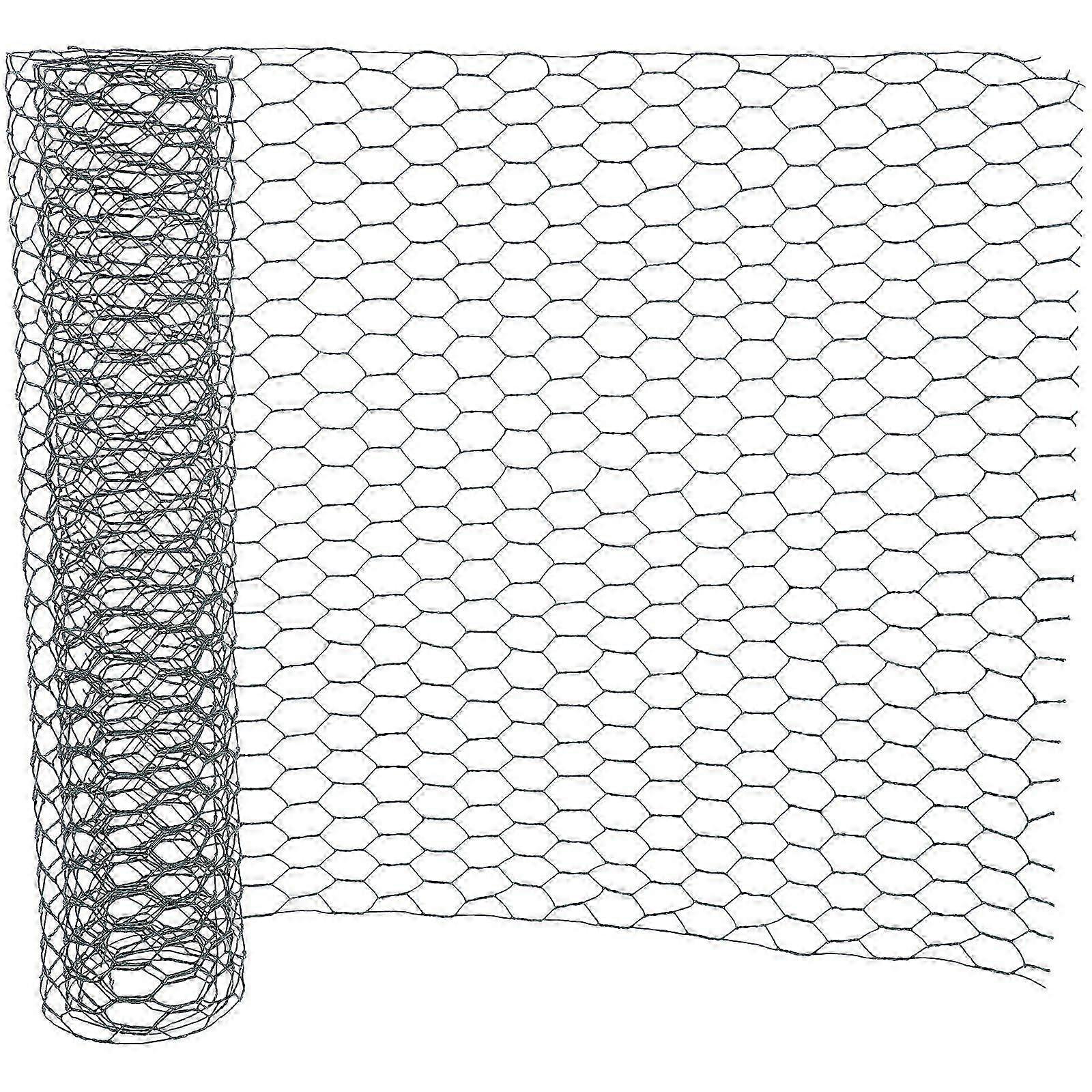 Chicken Wire Fench Green Florist Netting Mesh Hexagonal Iron Wire Fence For Coop Barrier Rabbit Cage Garden Floral Arrangements 35cm100cm