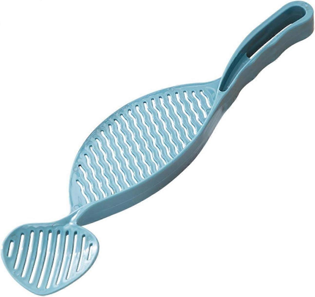 Rice washing machine filter, rice cleaning artifact, rice scoop, rice sieve, drainer (Blue)