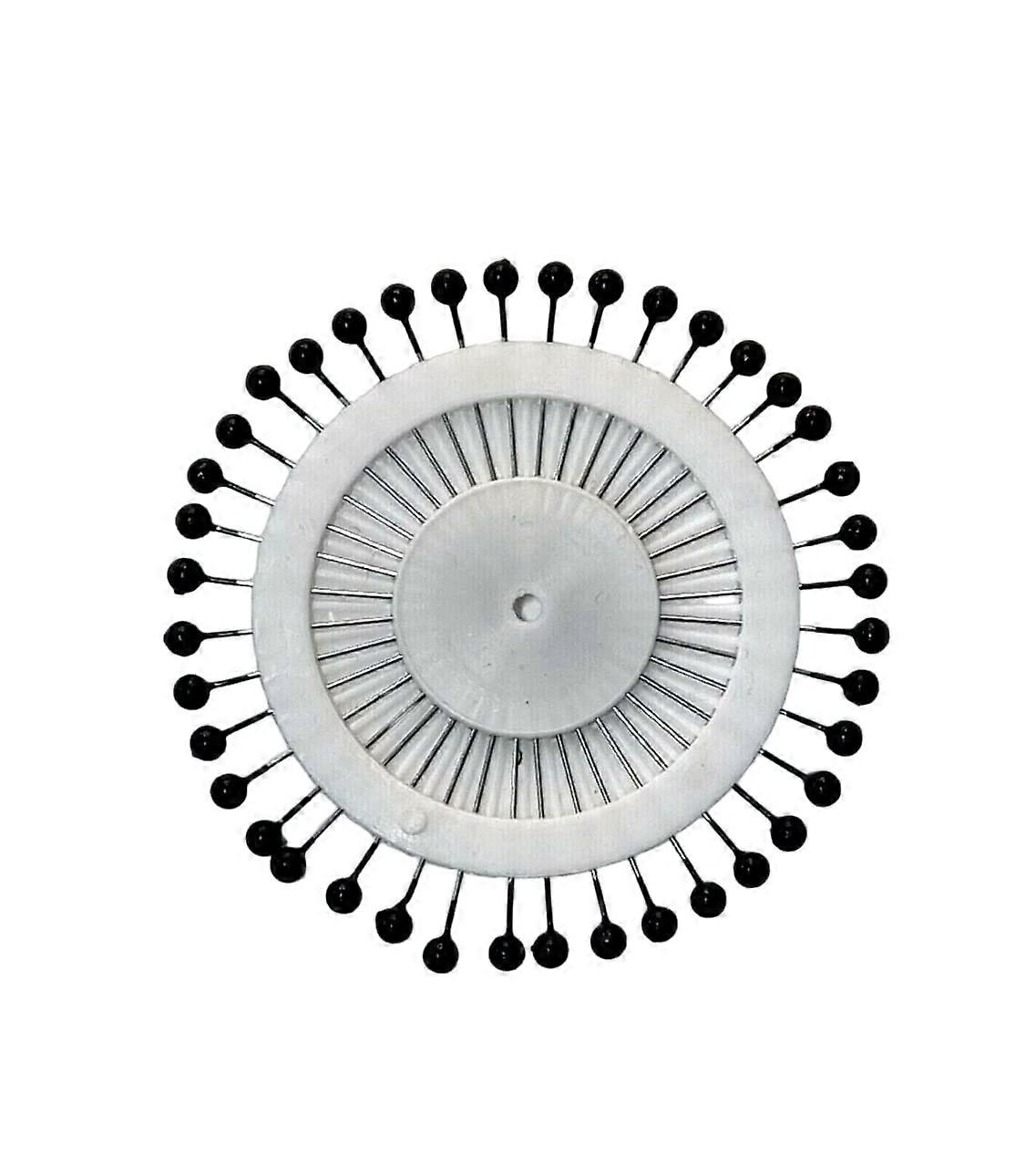 Black Hijab Scarf with Pearl Pins for Crafting, Tailoring, Sewing, and DIY Projects, Multi-Use Hat Accessory