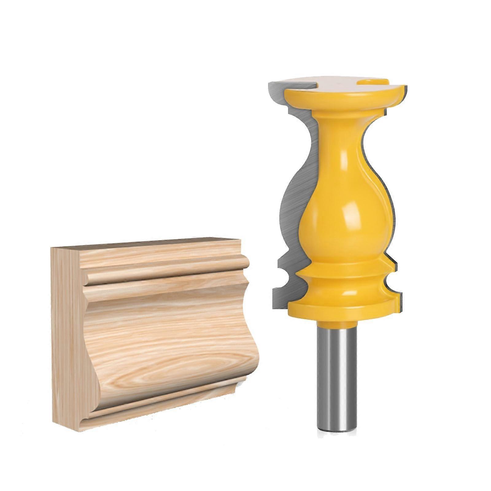 1/2 Shank Straight Slot Milling Cutter S Type Line Router Bits For Wood PVC Bit End Mill Router