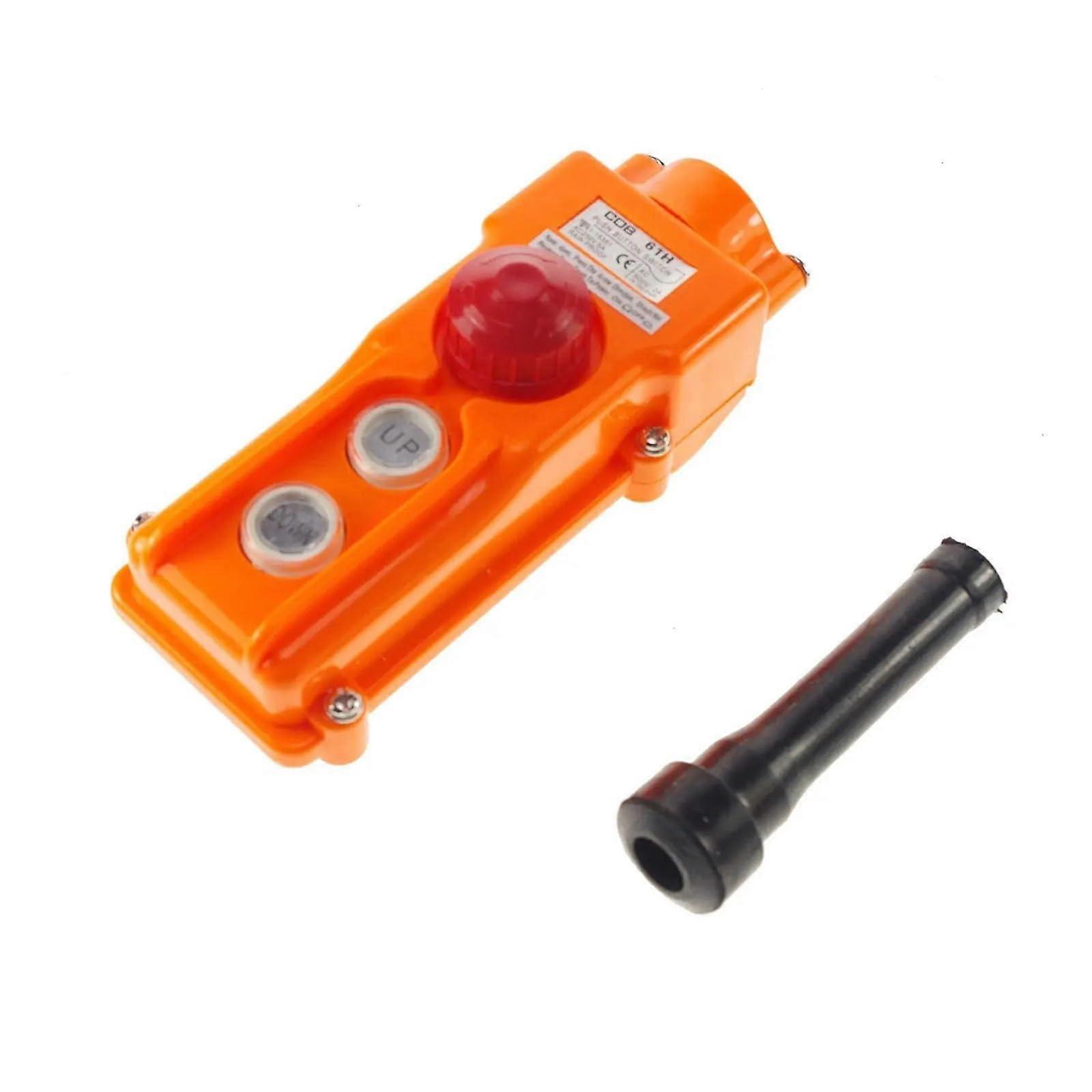 Controller Pendant Control Station Push Button Up Down Switch Emergency ABS for Hoist Crane Ref: 7136
