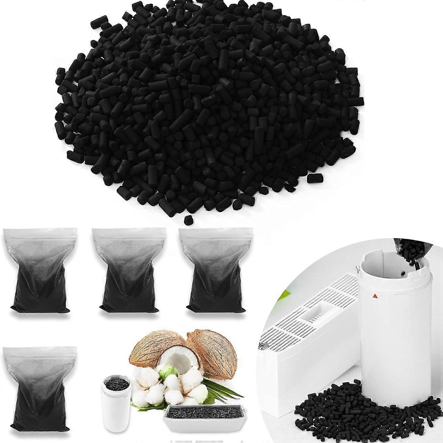 1 Bag Kitchen Compost Bin Activated Charcoal Filter Refill Compatible With Trash Can Composters Smell Absorbing Filter For Enhancing Composting Effici