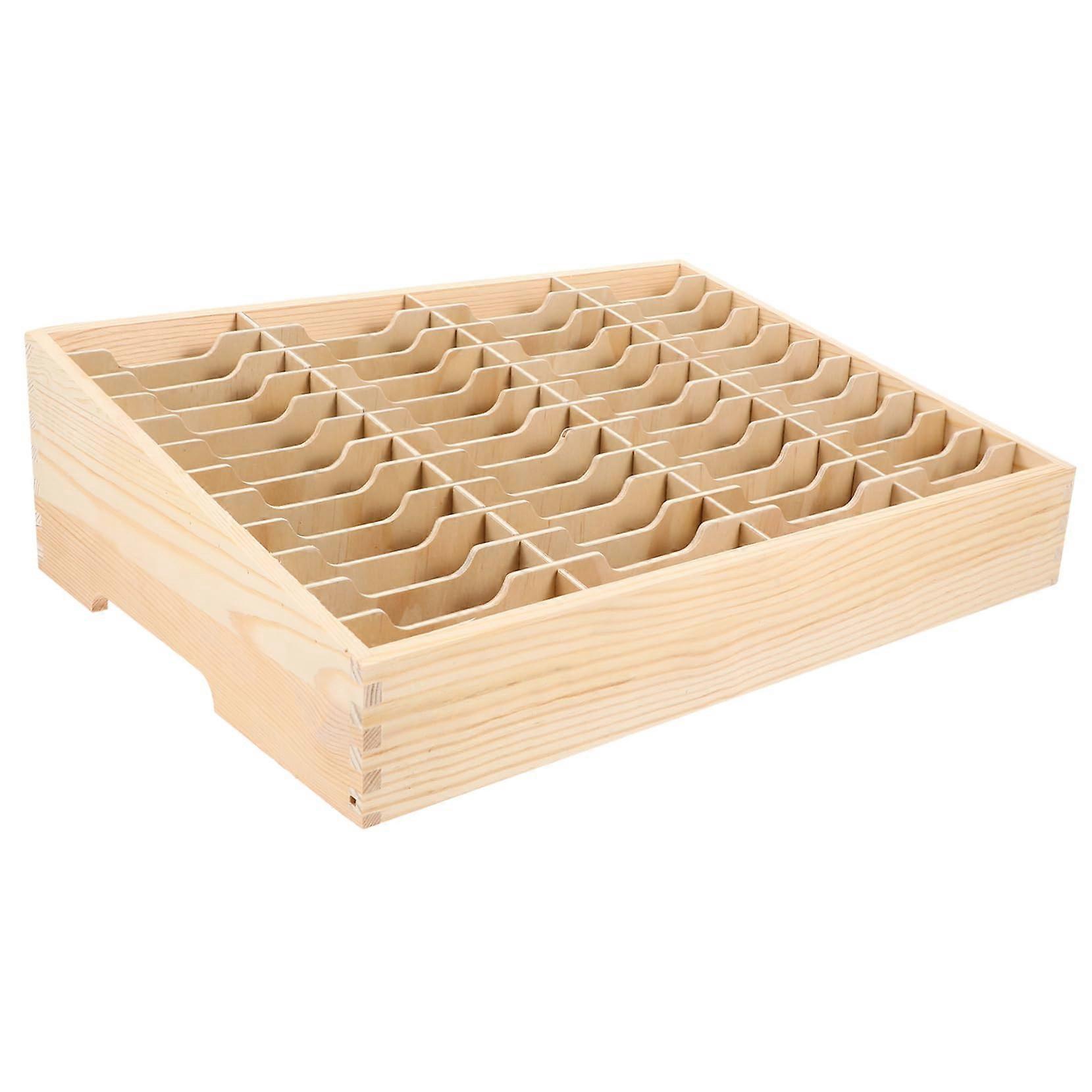 Wood Phone Holder Multi-Functional Desktop Organizer for Office and Classroom, Compact Design, Selected Wood Material, Stylish Mobile Rack