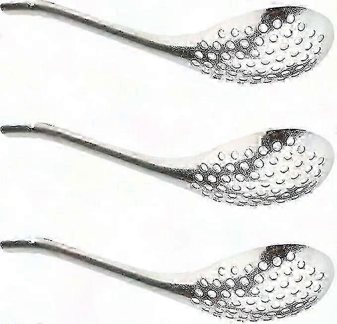 Stainless Steel Spherification Spoon Set for Culinary Plating hwy