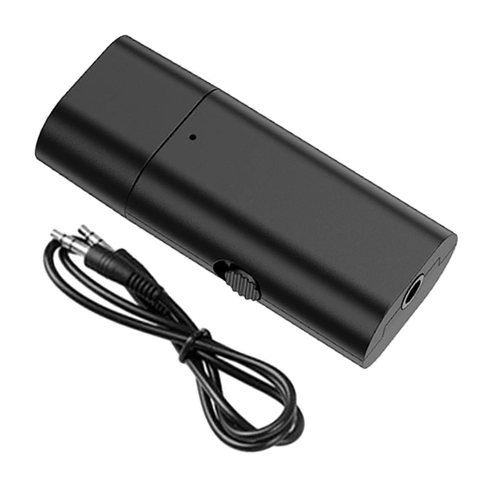 Car Play Wireless Adapter, 2in1 Car Play Audio Transmitter Low Latency Adapter with 3.5mm Cable BT900