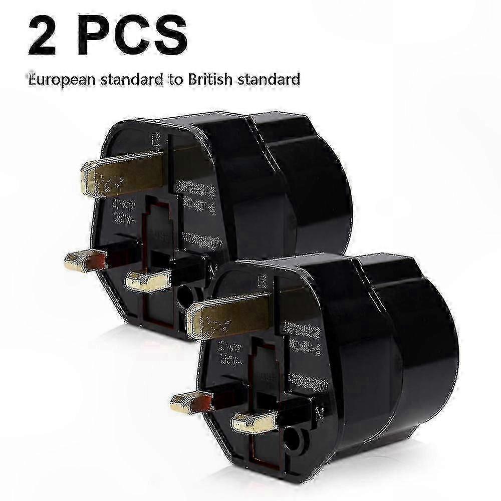 Universal Travel Adapter for UK and Europe - Compact Power Plug Converter with EU Socket Compatibility