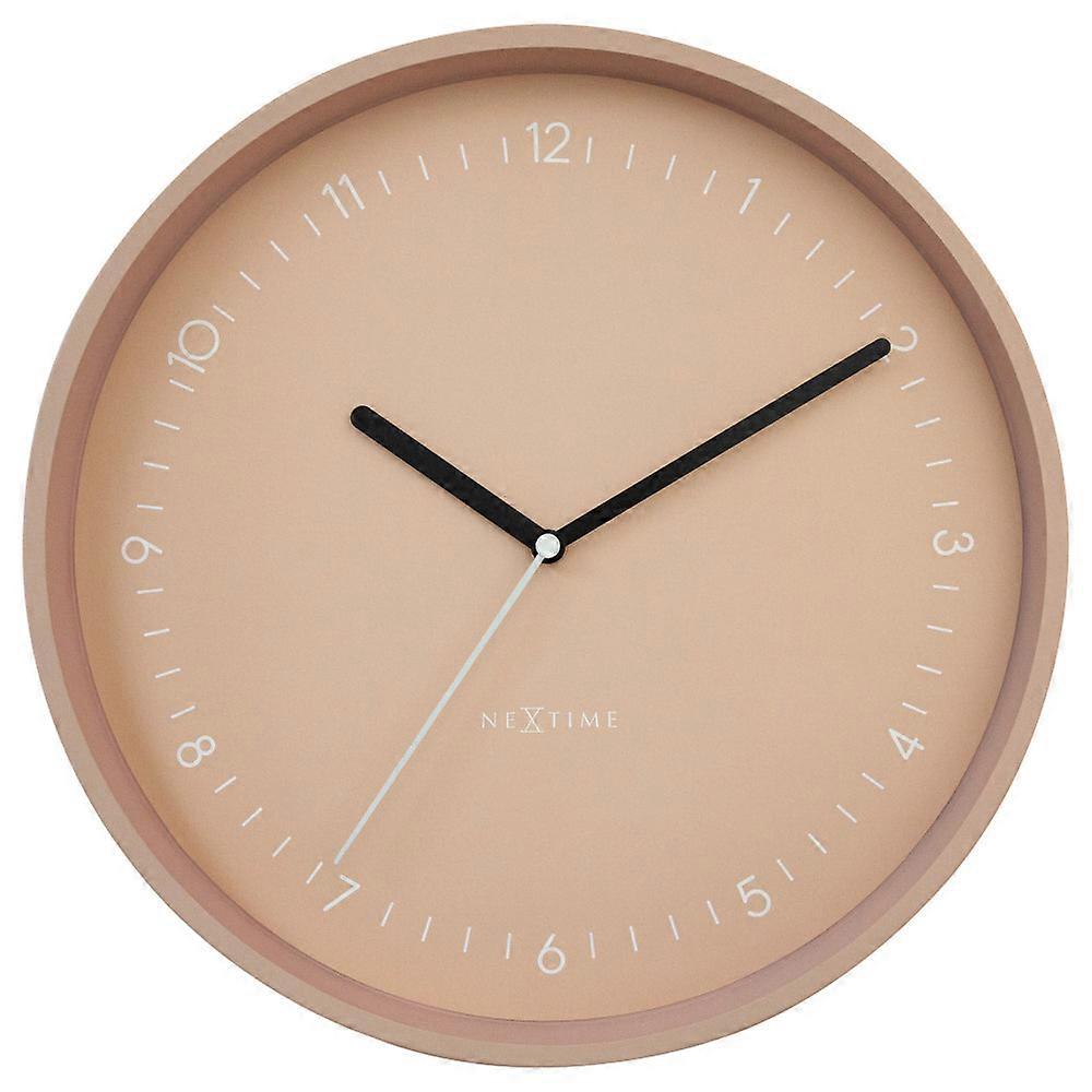 Nextime Berlin Wall Clock 30Cm Pink Wall Clocks