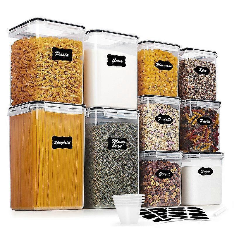 Large Airtight Food Canisters with Lids for Kitchen