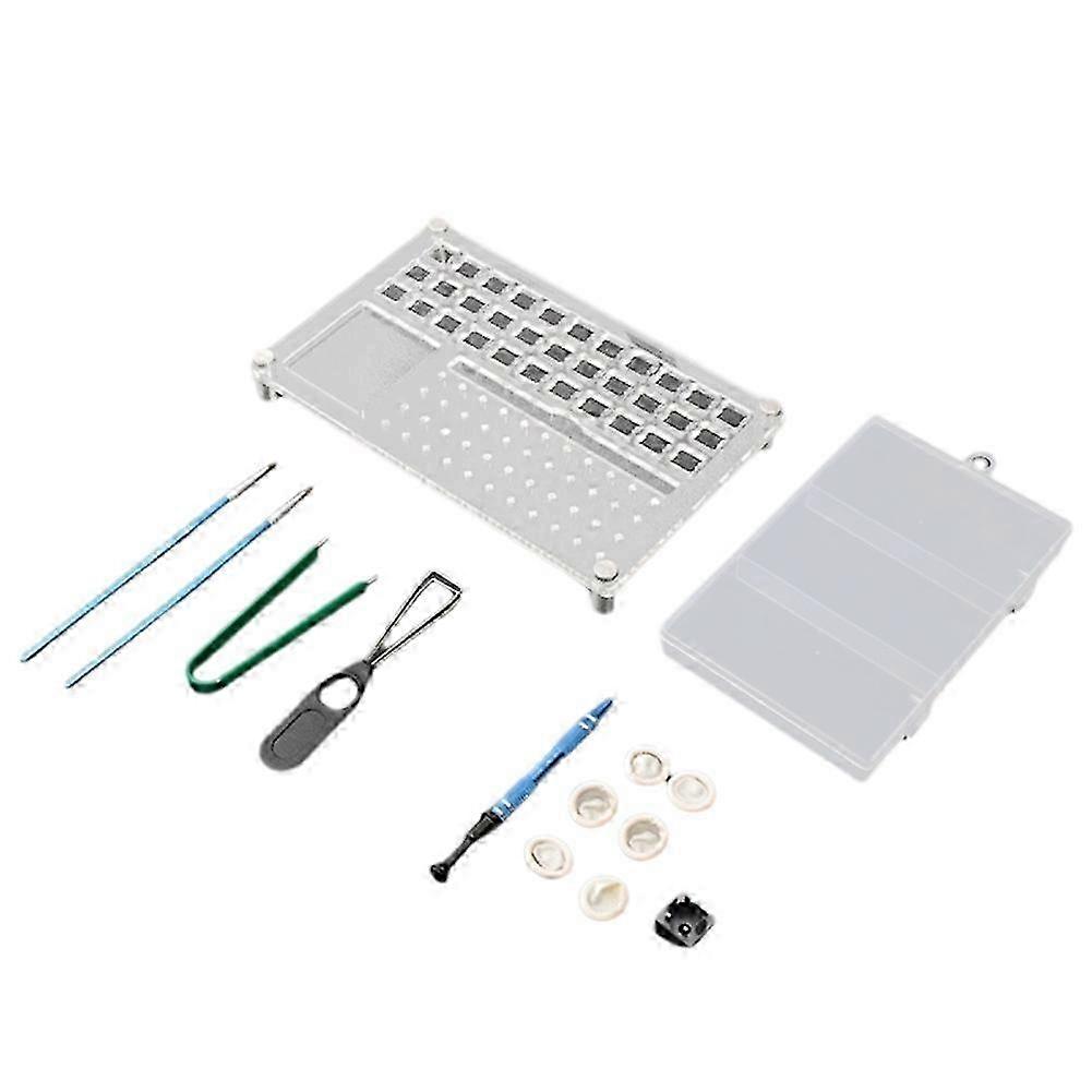 Switch Keycaps Tester with Opener, Acrylic Lube Station & Removal Platform for Mechanical Keyboards