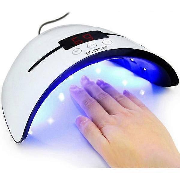 LED UV Nail Lamps for Gel Nail Polish Nail Dryer Curing Lamp with 3 Timers Auto Sensor LED Digital Display USB