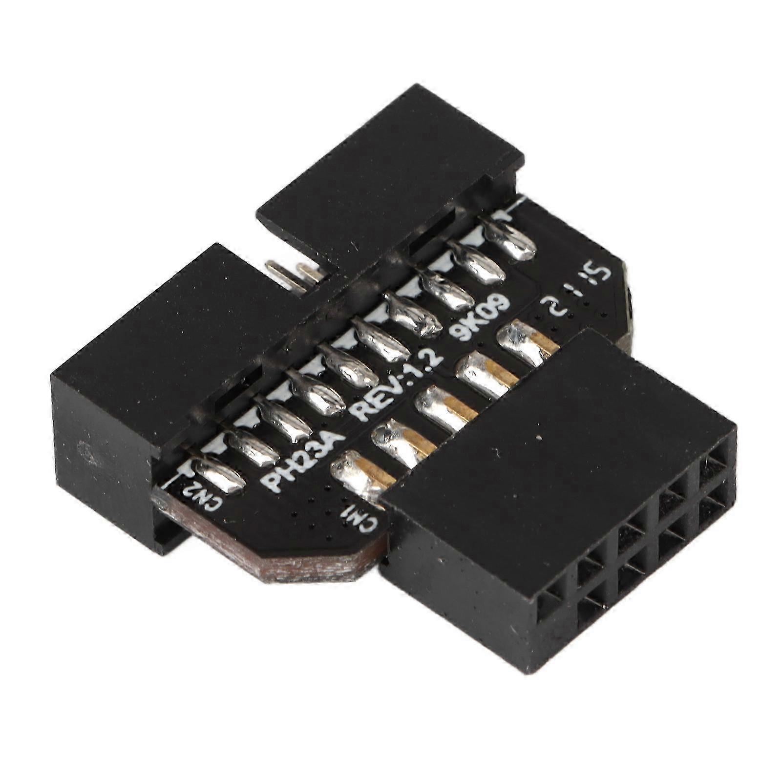 USB Motherboard Splitter Motherboard USB2.0 9 Pin to USB3.0 19 Pin Front Panel Male Plug Conversion Adapter 2025