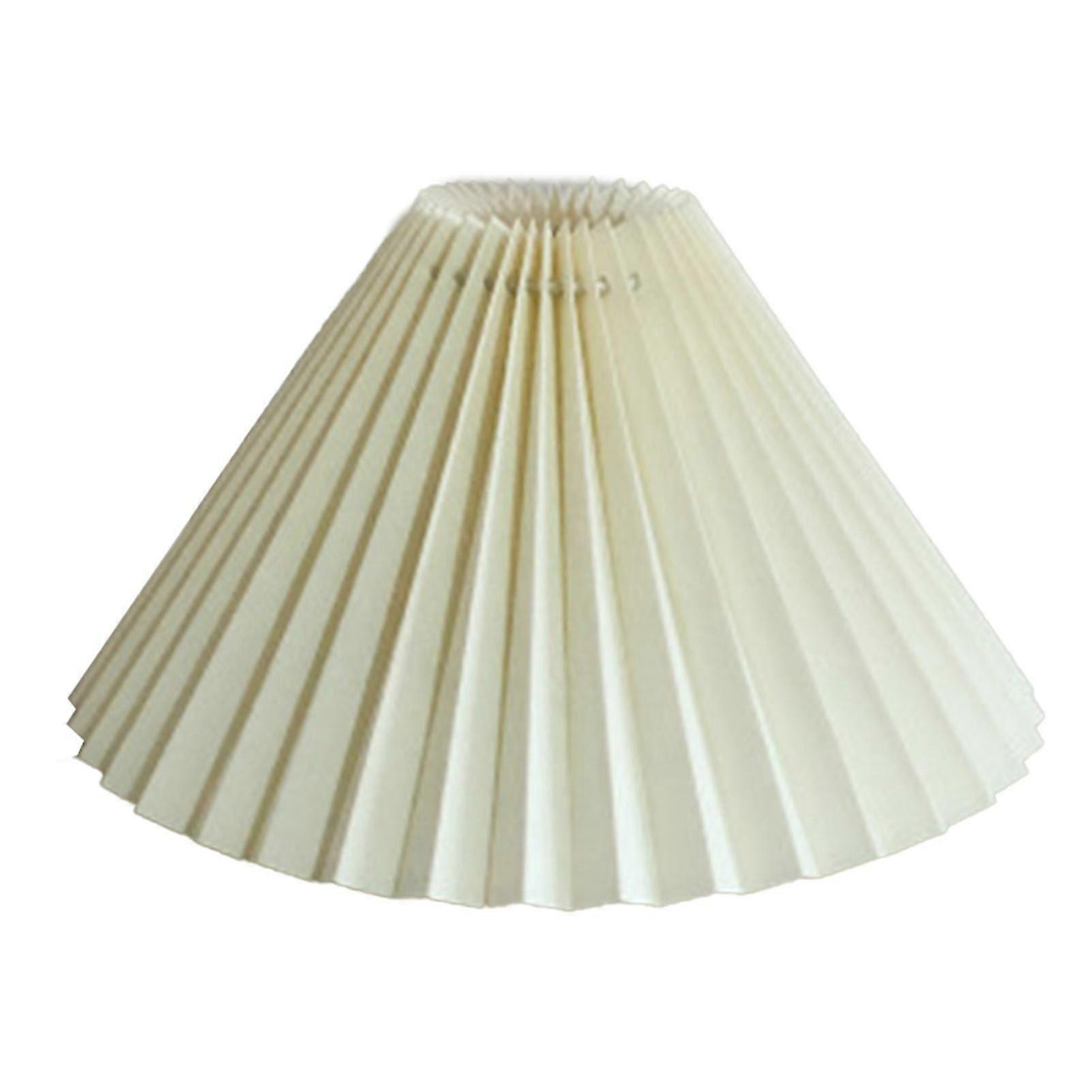Pleated Lampshade E27 Light Cover Japanese Style Fabric Table Lamp Ceiling Decor