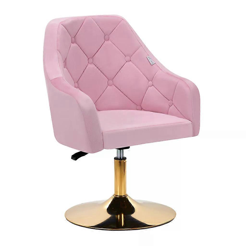 Silla de terciopelo 4Rico QS-BL14G - rosa