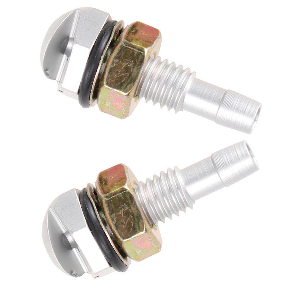 Windshield Washer Fluid Nozzle One Pair Replacement For Vehicle 3.50x1.50x1.50cm Silver Spray Pattern Restoration 2Set