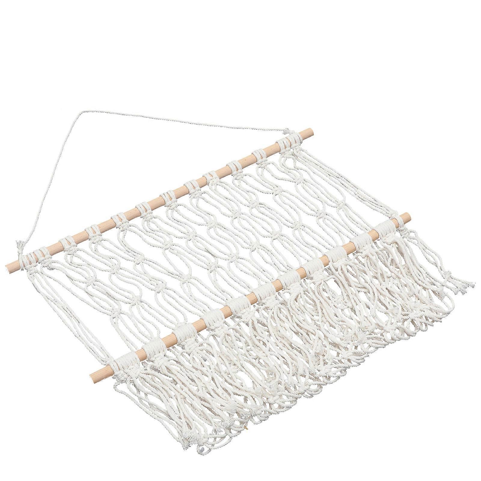 Children's Room Wall Shelf for Storage Cotton Woven Mesh Multi-Function Rack