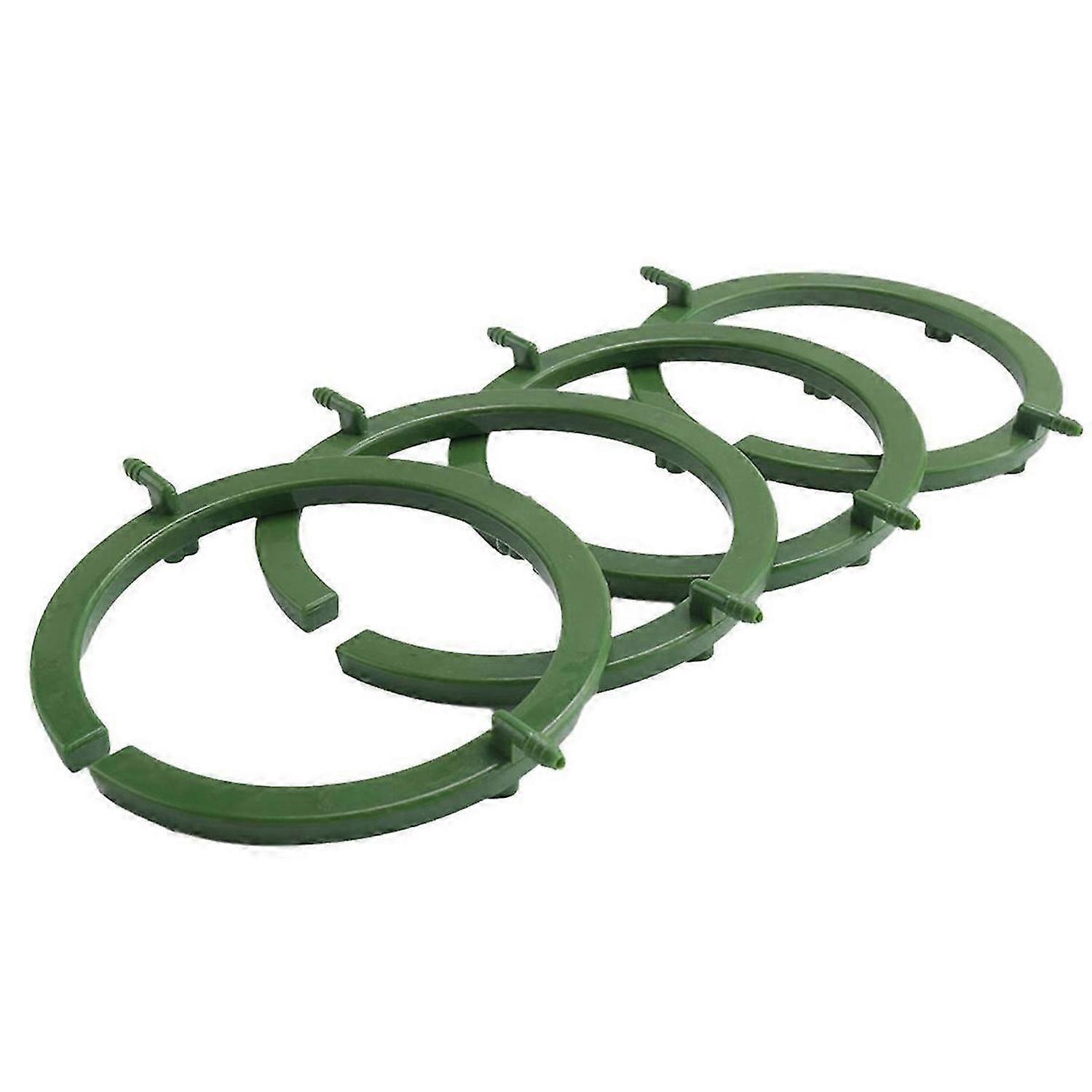 4 Set Water Ring 5In W 3 Leg Support Drip Emitter Drip Ring with Built in 1/8 in Barbed Inlet Fittin