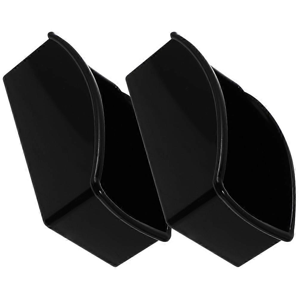 Tea Storage Box Rectangular Acrylic for Restaurant and Home Storage 2Pcs