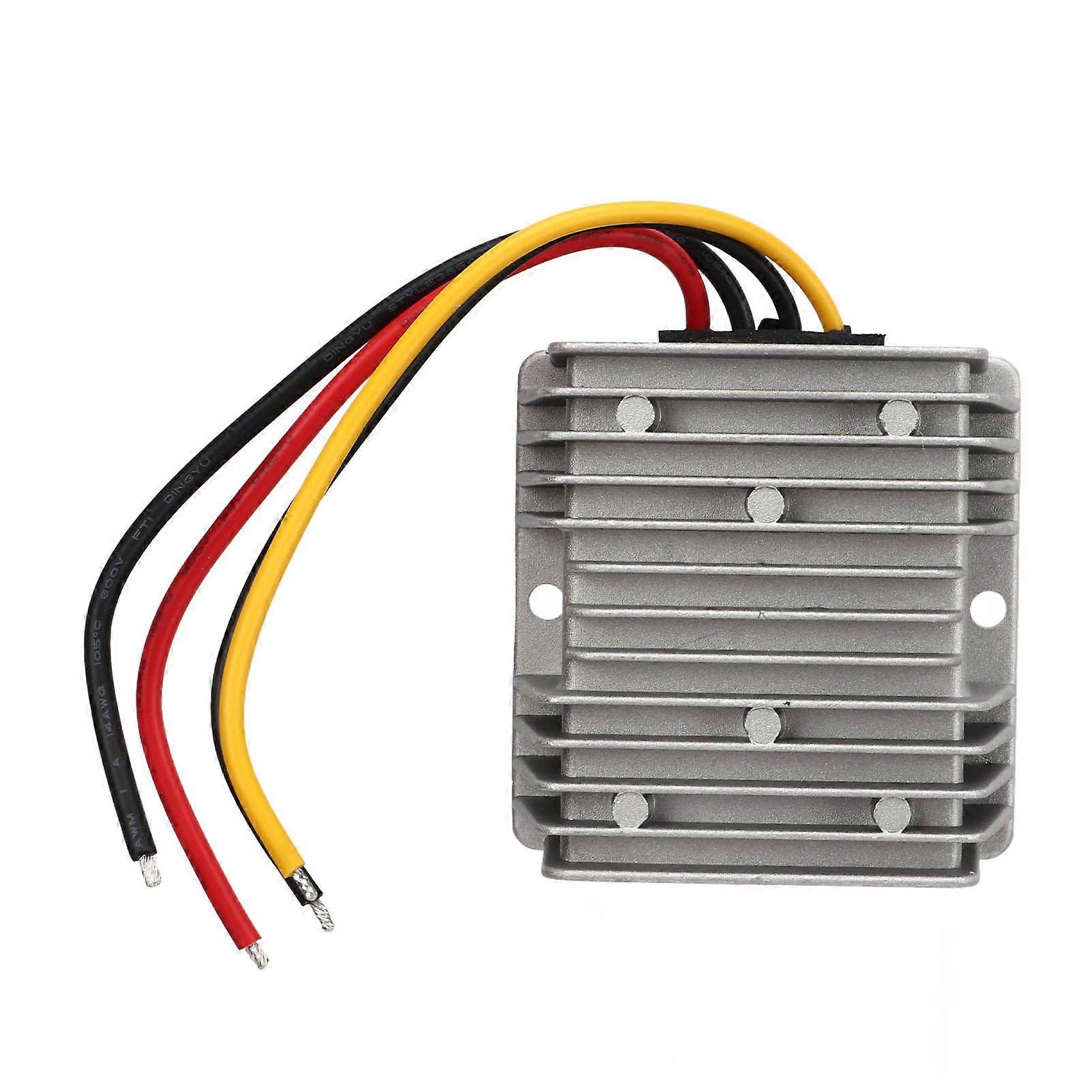 Regulator Voltage Converter 8 to 40V DC to 13.8V IP68 Waterproof for Automobile Yacht Railroad Instrumentation