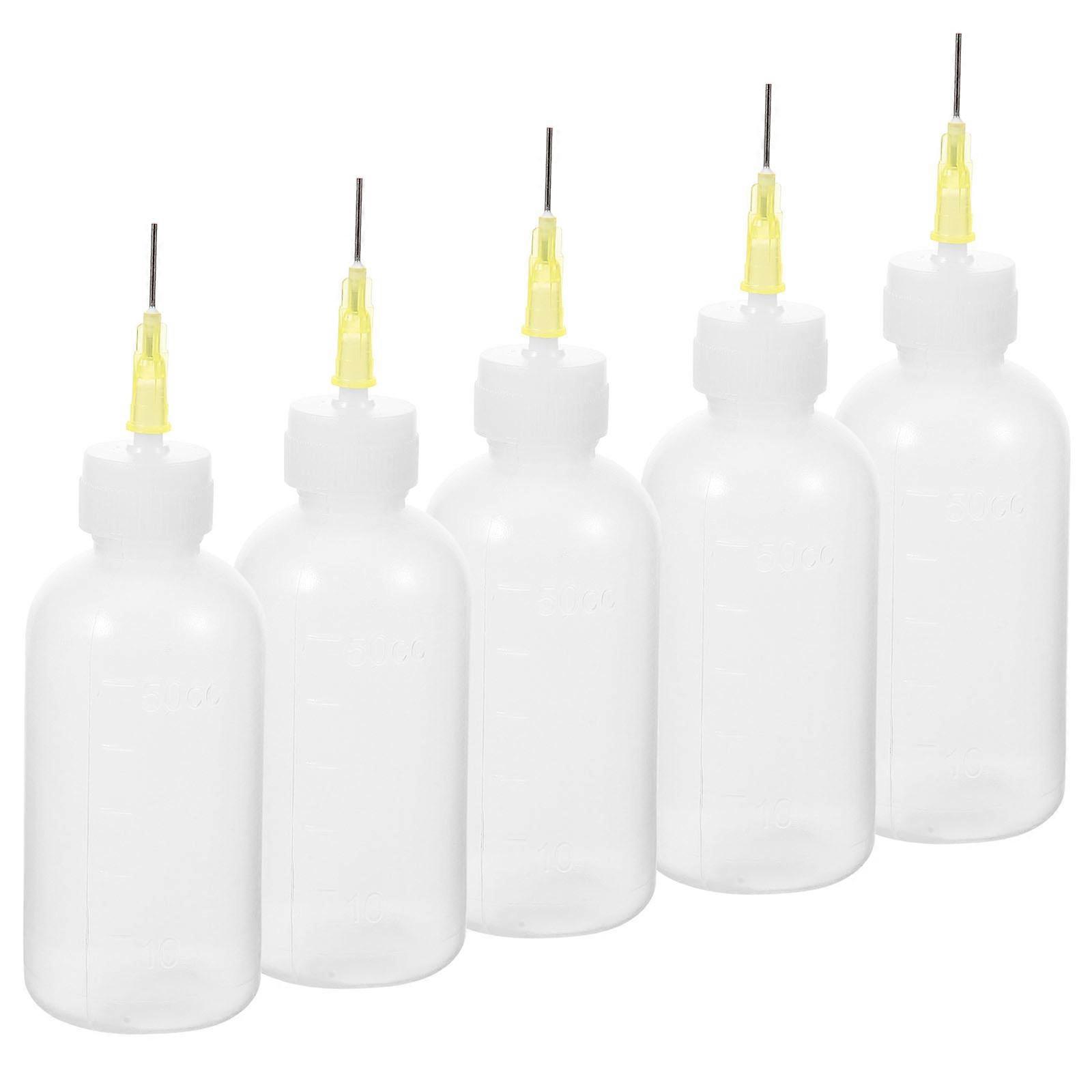 Pottery Glaze Squeeze Bottle with Needle Tip for Precise Application 10Pcs