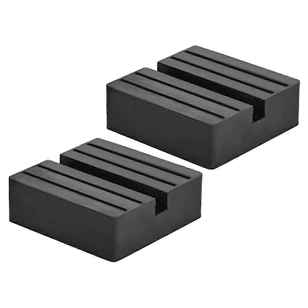 Rubber Jack Stand Pads Jack Pad for Pinch Welds 8Pcs Durable Black