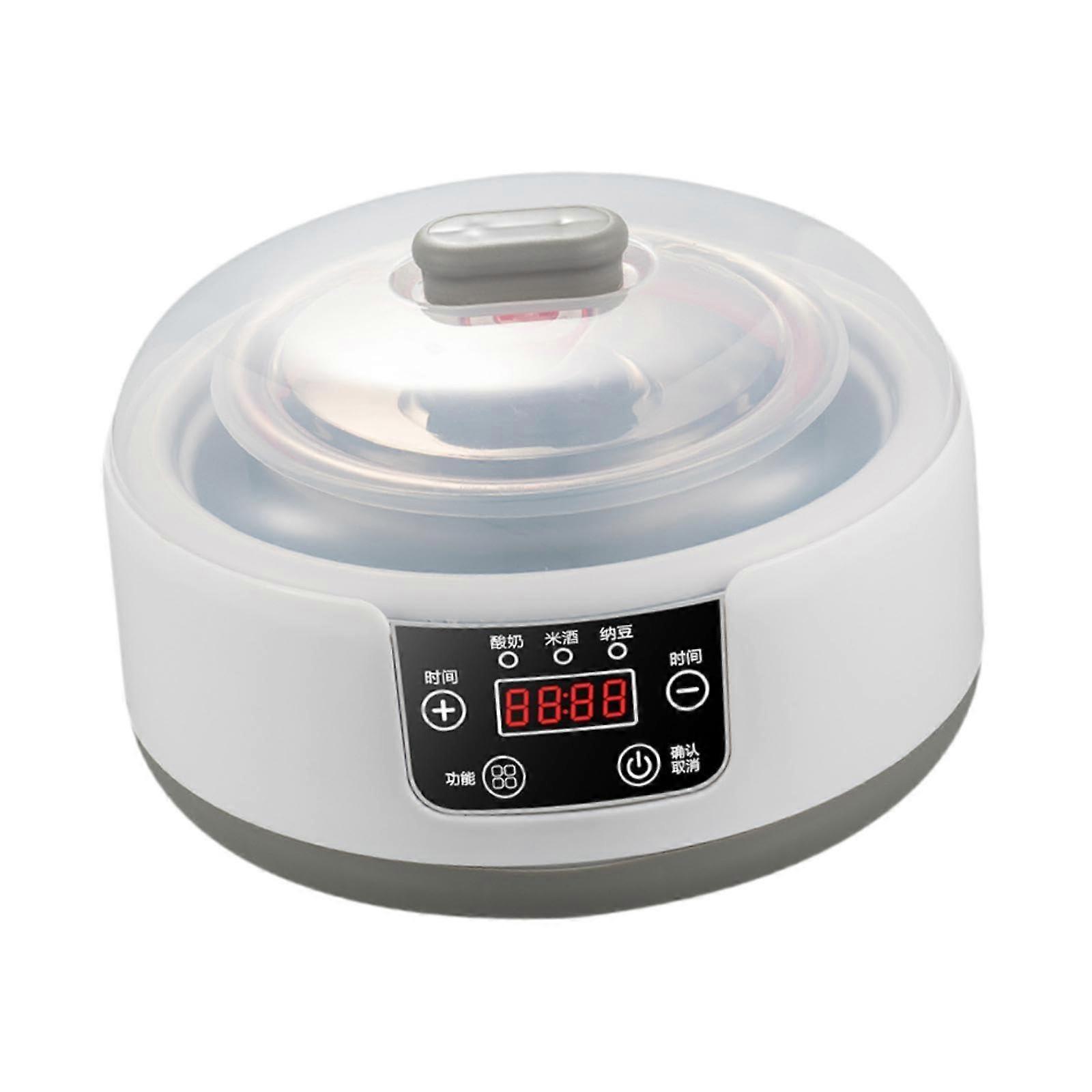 Automatic Yogurt Maker Stainless Steel Inner Pot 1.2L Natto Maker For Home Use