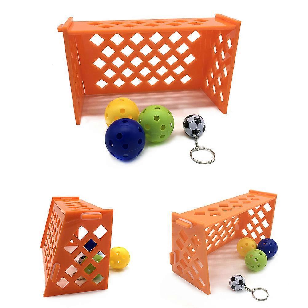 Parrot Training Football Toy Set Soccer Field Shape for Indoor and Outdoor Training in Assorted Color