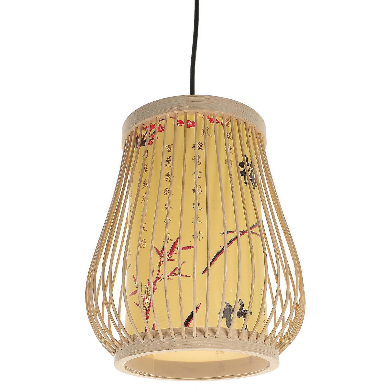 Hanglamp, sfeerverlichting, eetkamer, café, rustieke stijl, hout, 1 stuk