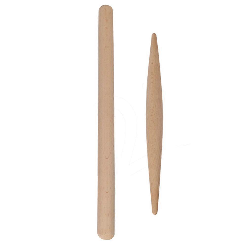 Beech Wood Rolling Pin Kitchen Tool for Baking 6Pcs Dough Rollers