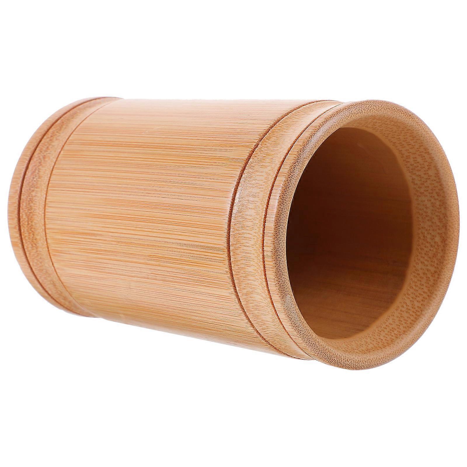 Kitchen Chopsticks Holder for Storing 2Pcs Bamboo Tabletop Storage Bucket