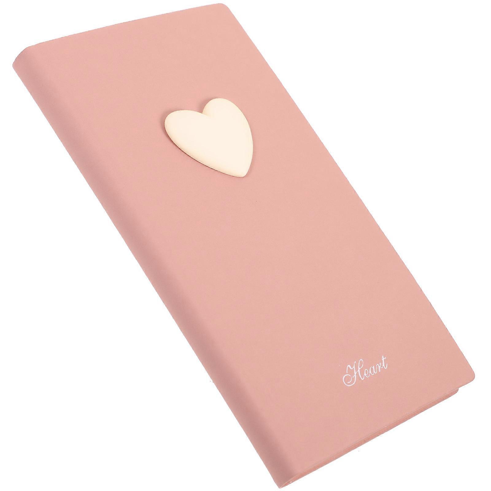 Heart Design Planning Handbook 4Pcs Notebook Perfect For School Office Organizing Scheduling Daily Life