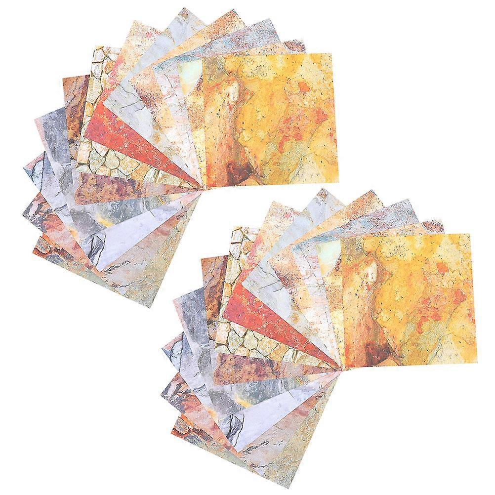 DIY Background Papers 120 Sheets Assorted Color Suitable For Diary Handbooks And Creative Gift Decoration