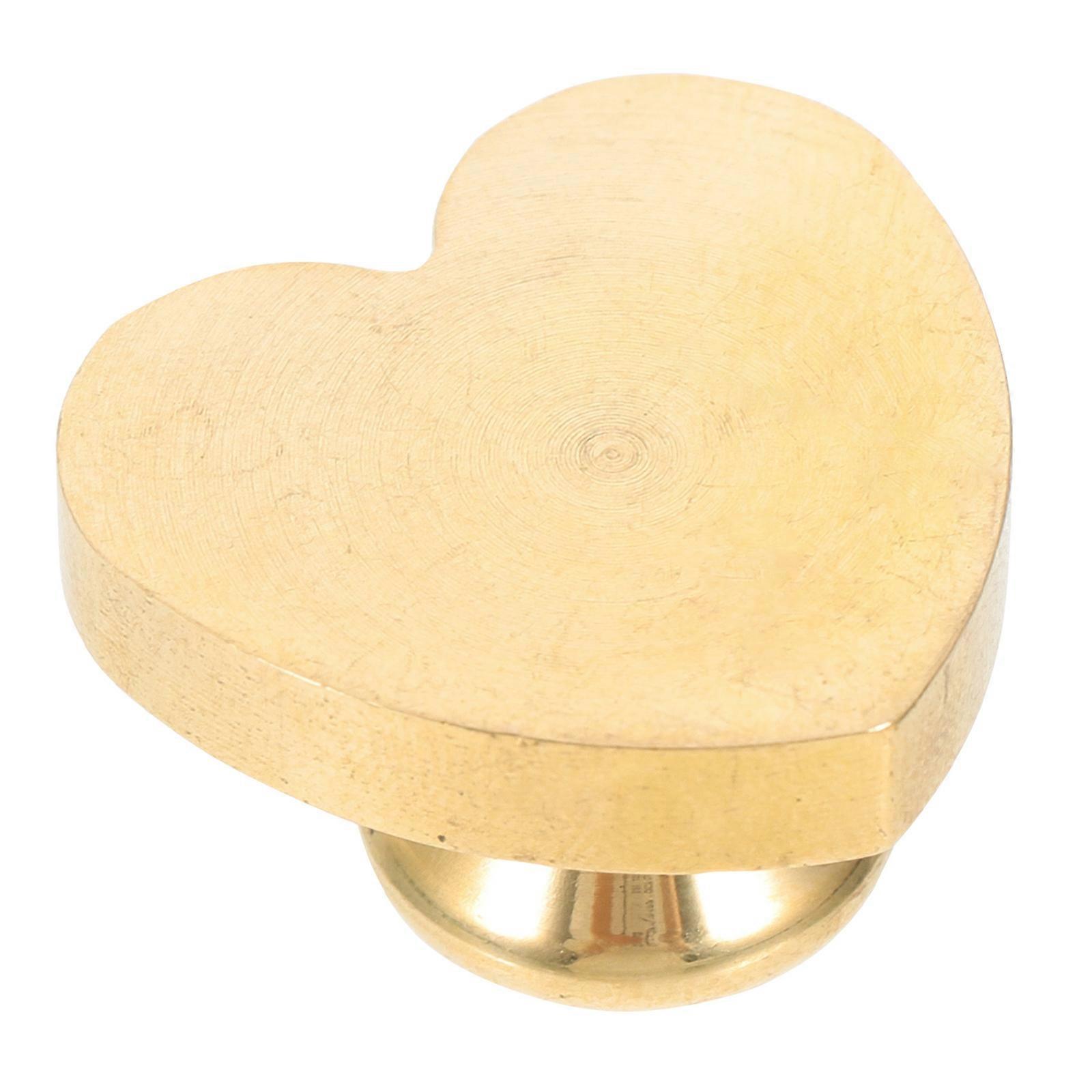 Seal Stamp Head Brass Replacement for Decoration 3Pcs