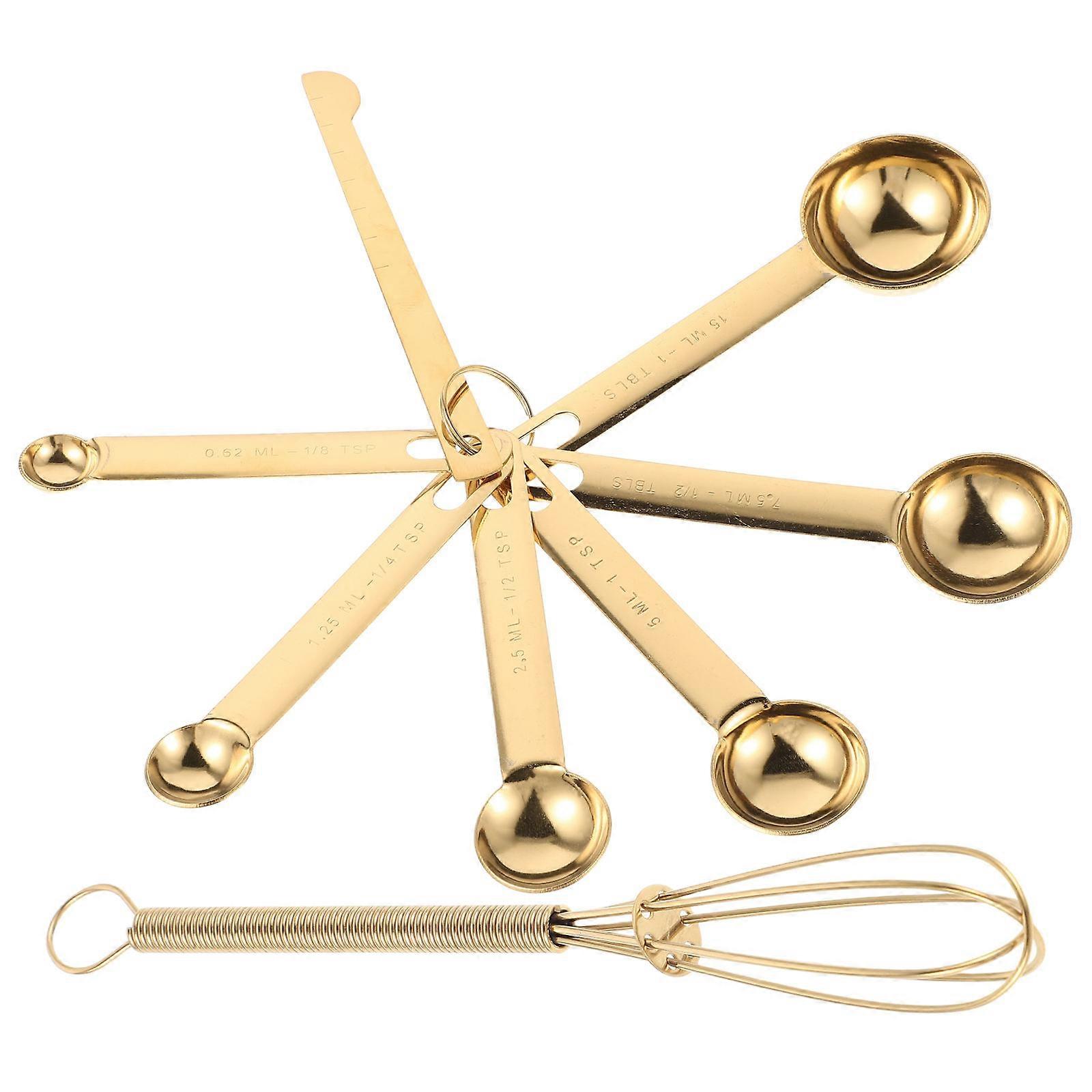 Baking Measuring Spoons Stainless Steel Set for Cooking 16Pcs Kitchen