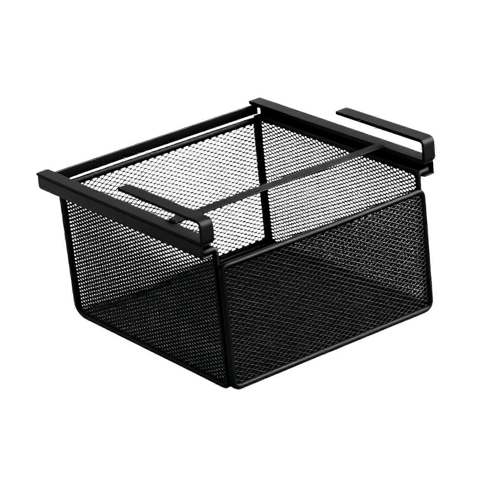 under Shelf Basket Wardrobe Storage Basket Convenient Stable Multipurpose