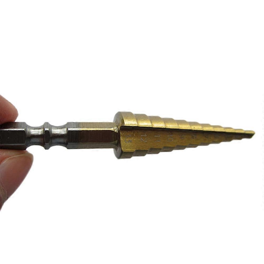 3-13mm Titanium Coated Stepped Power Tools Carbide Mini Metal Drill Bit