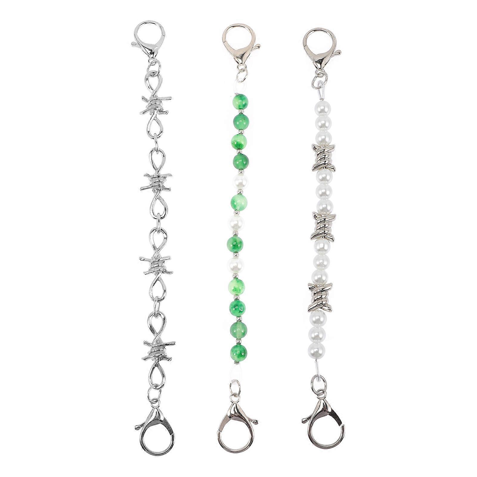 Punk Shoe Chain 6Pcs Shoe Chains for Decoration and DIY Use