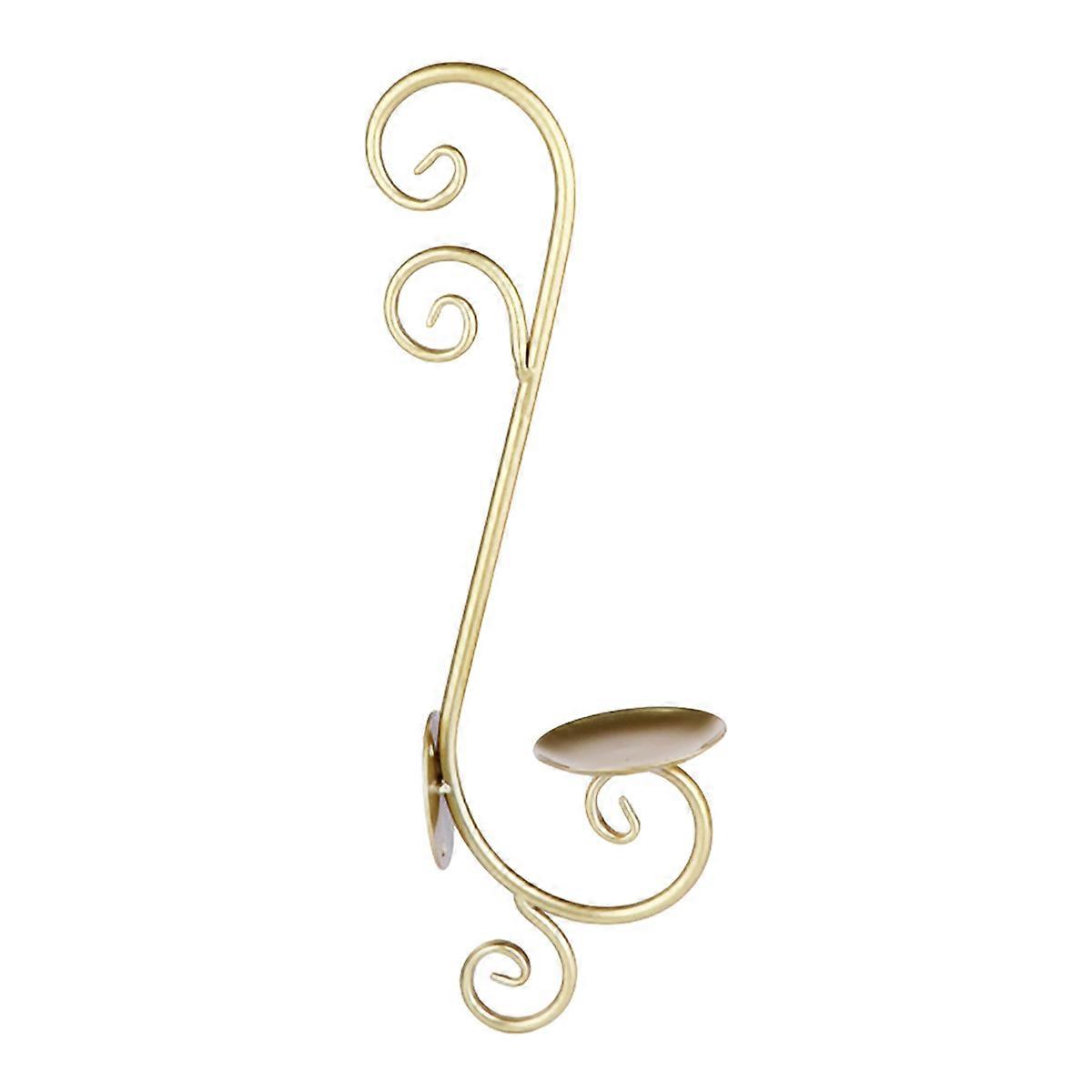 Decorative Golden Hanging Candlestick Iron Candle Holder 3Pcs Set