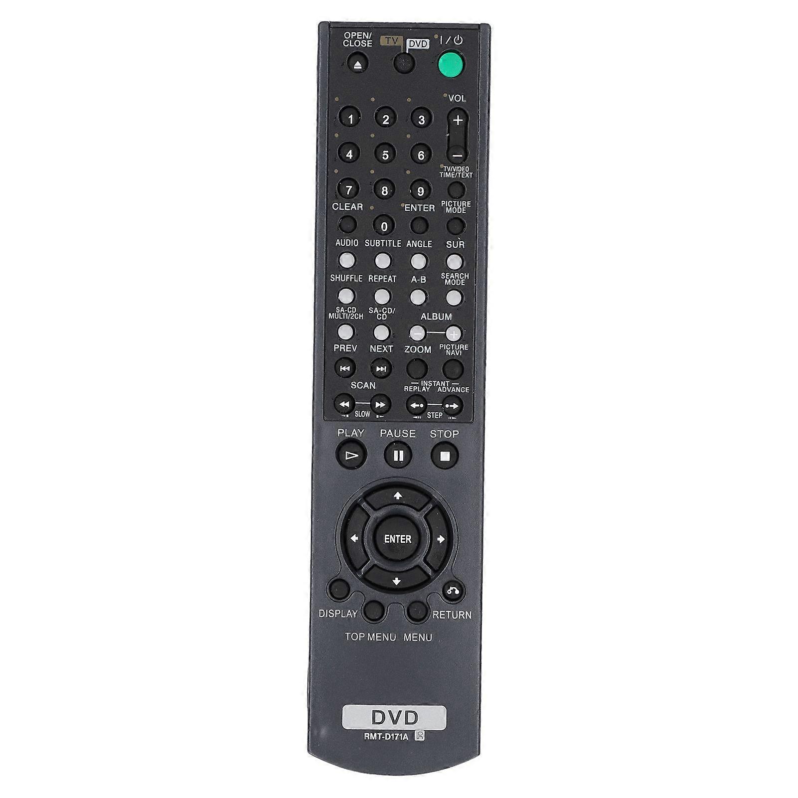 RMTD171A DVD Player Remote Control Replacement for Sony RMTD159A RMTD186A RMTD173A
